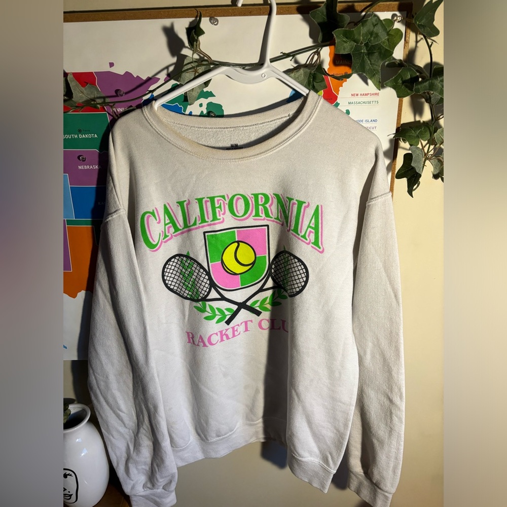 Rue21 California racquet club sweater
